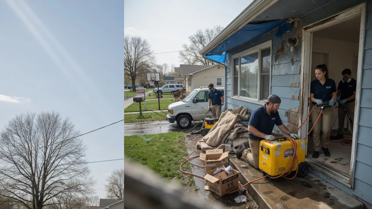 Basement Flood Cleanup in Brookville, IN near me